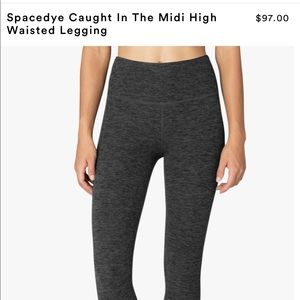 Beyond Yoga Spacedye legging charcoal/black size L